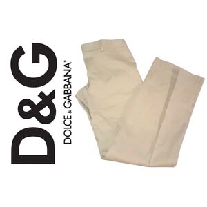 NWOT DOLCE AND Gabbana beige womens pants